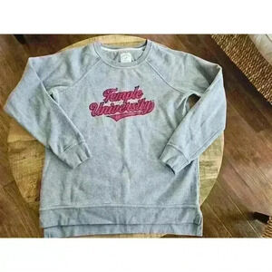 Temple University Academy Crew Neck Embroidered Size Medium